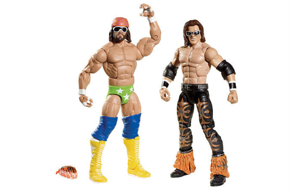 Randy Savage (left)