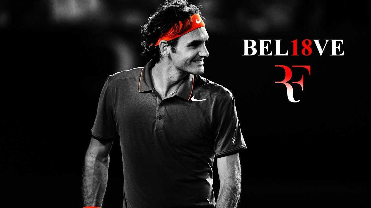 Roger Federer promotes his RF line Roger Federer promotes his RF line