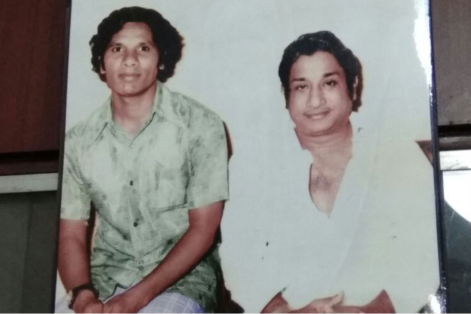 A file picture of Thomas (left) with Tamil actor Shivaji Ganesan