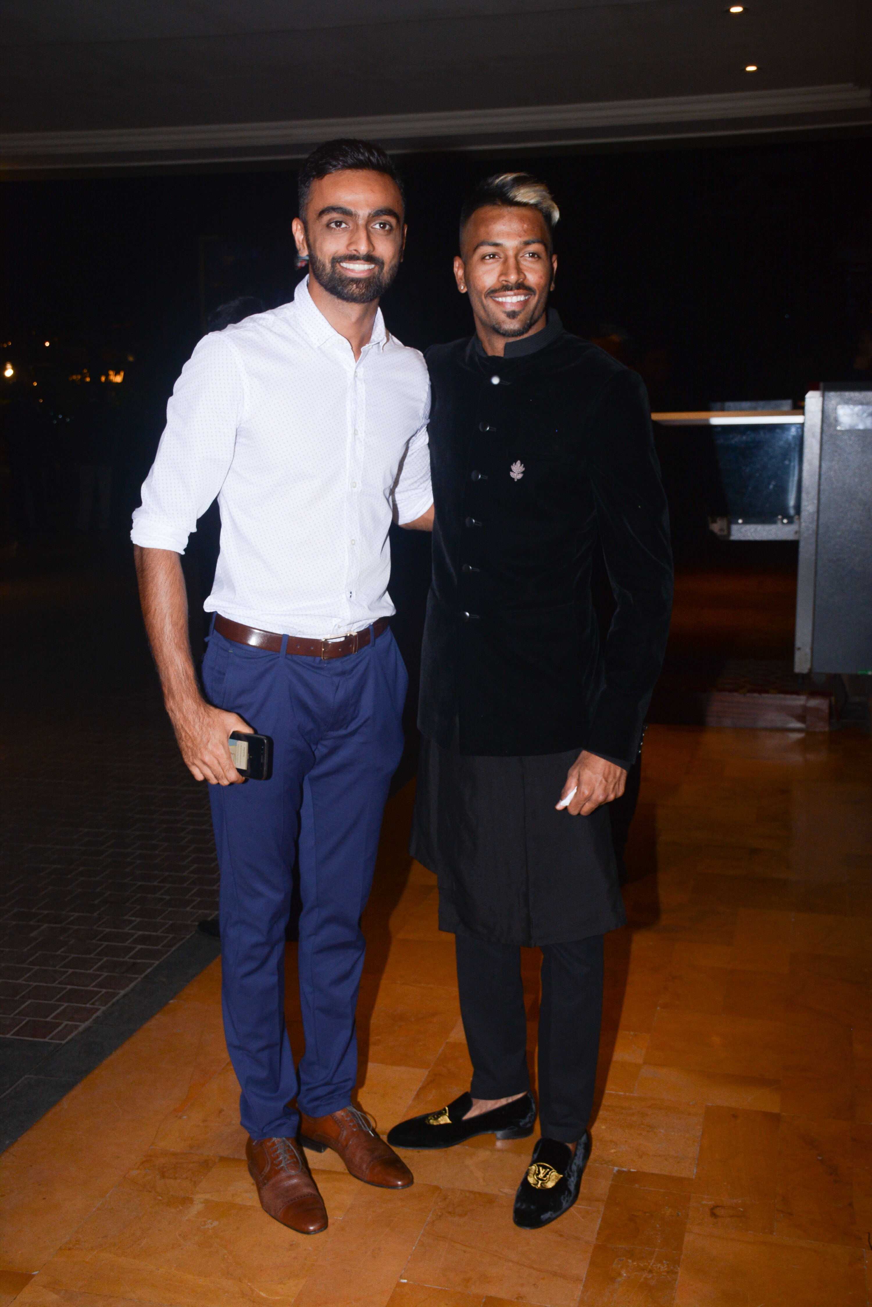 Jaydev Unadkat and Hardik Pandya