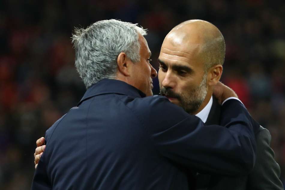 Jose Mourinho and Pep Guardiola Jose Mourinho and Pep Guardiola