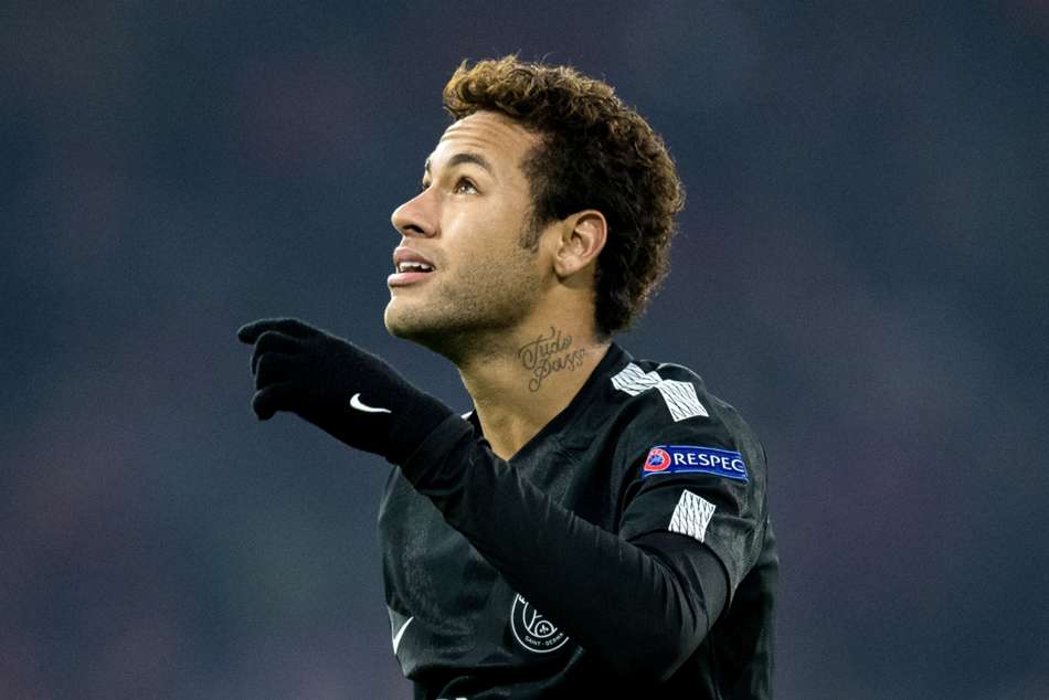 Neymar was on target six times for PSG Neymar was on target six times for PSG