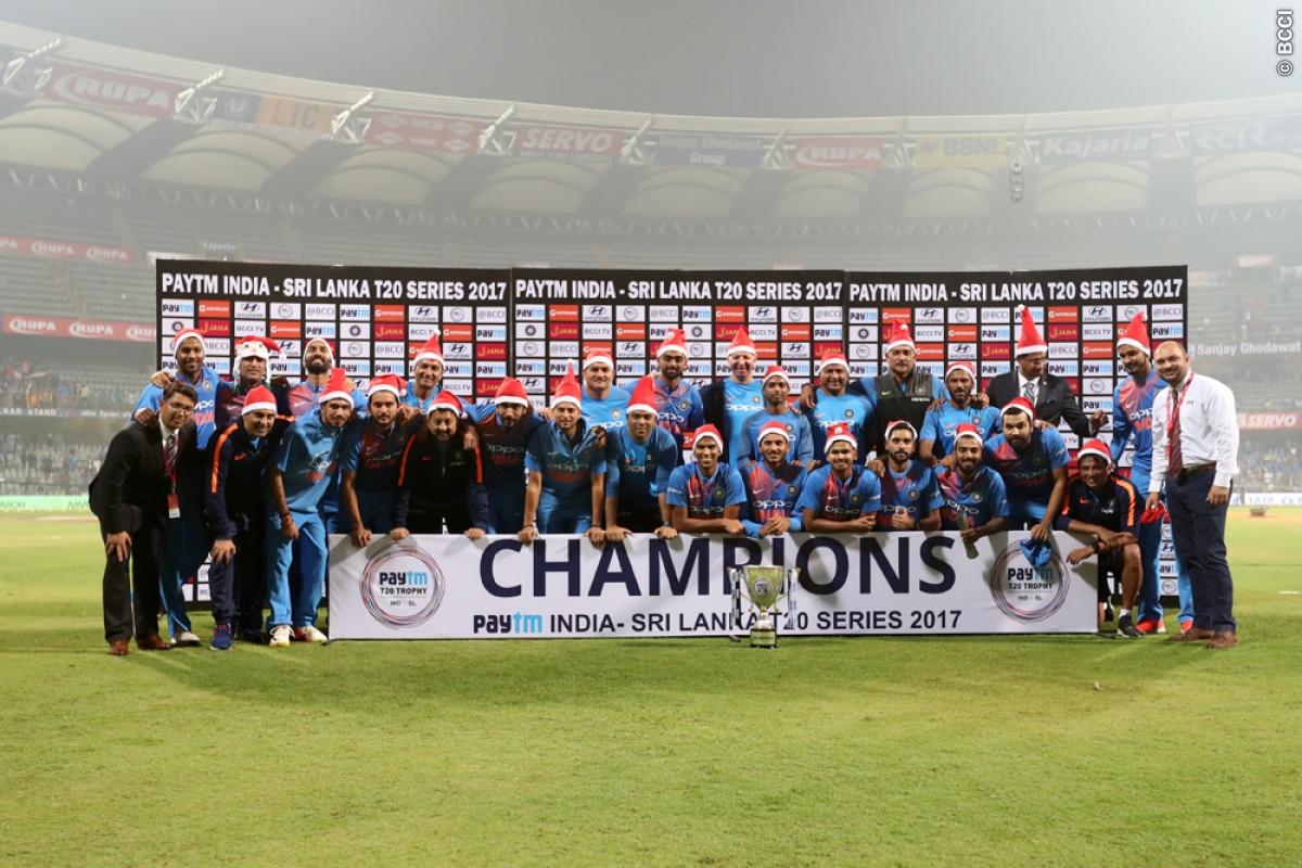 3rd T20I: India beat Sri Lanka by 5 wickets in low-scoring game; complete series whitewash