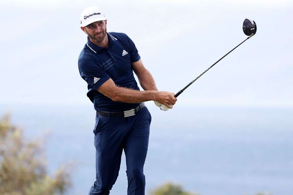 Dustin Johnson in action at the Tournament of Champions Dustin Johnson in action at the Tournament of Champions
