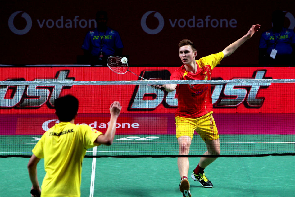 Viktor Axelsen won 11-15, 15-6, 9-15 for Bengaluru Blasters