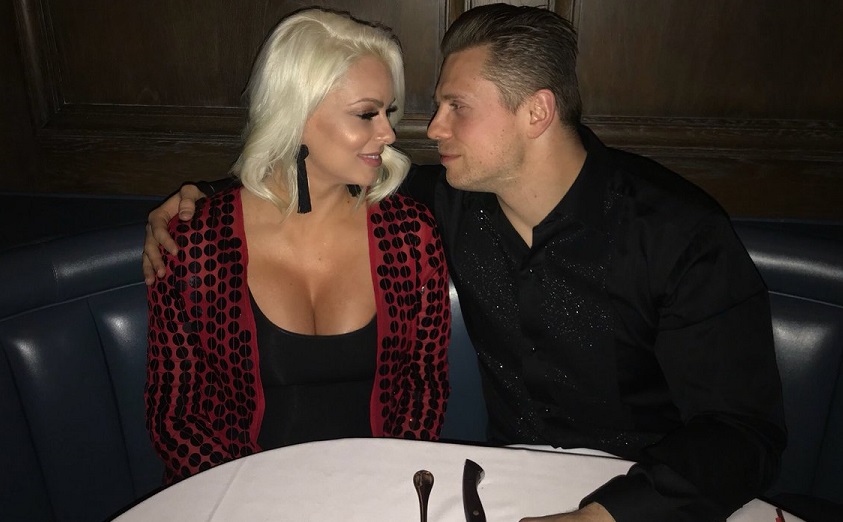 Maryse (left) & The Miz (image courtesy Twitter) Maryse (left) & The Miz (image courtesy Twitter)