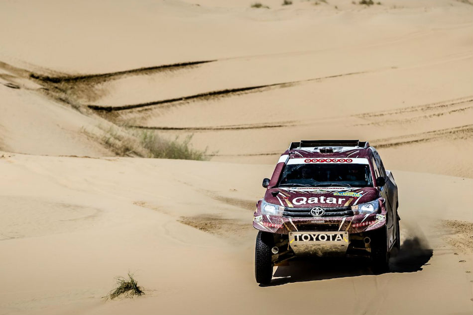 Nasser Saleh Al Attiyah will drive one of the three Toyota Hiluxes for Overdrive Racing Team