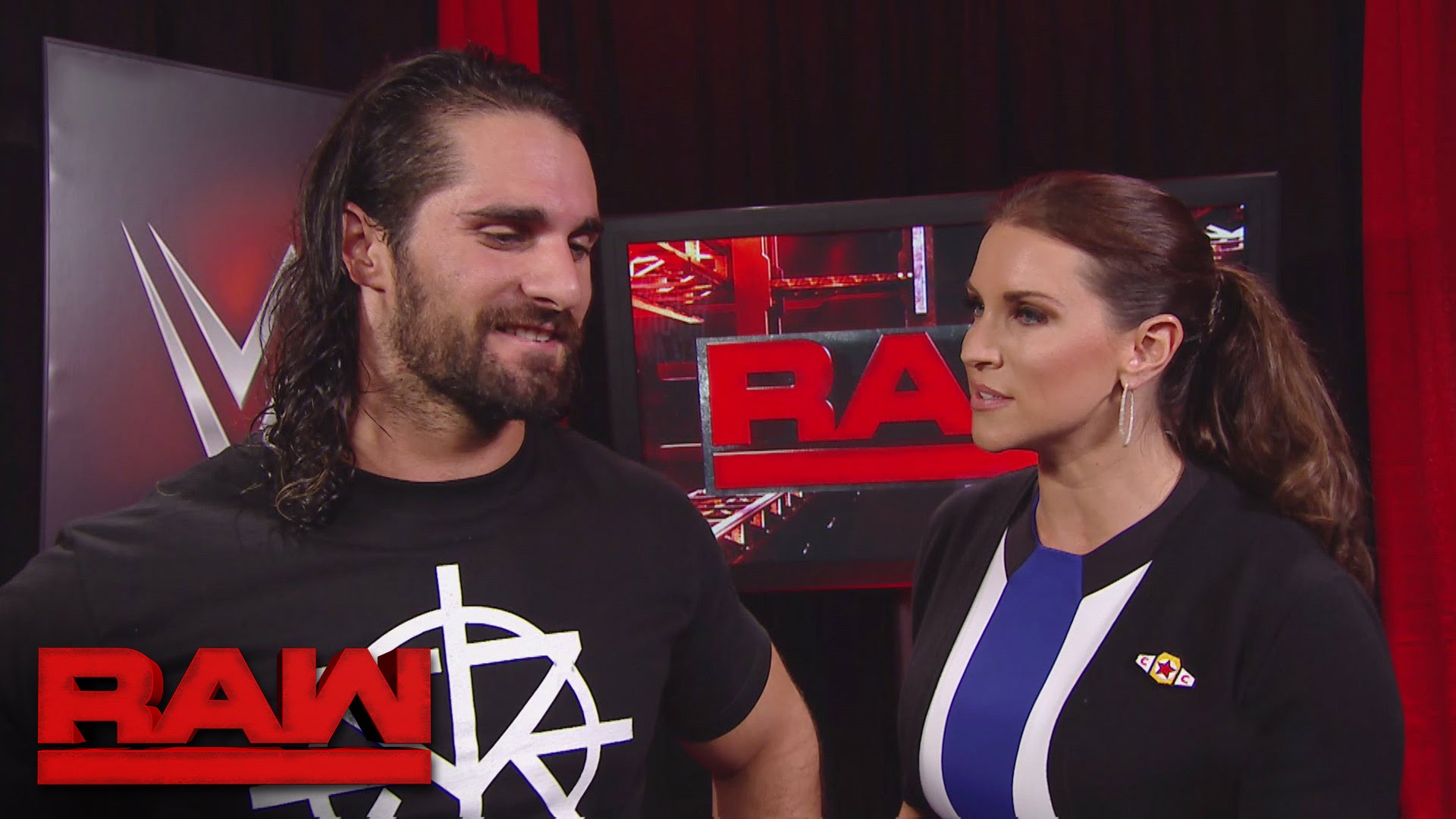 Seth Rollins (left) (image courtesy Youtube) Seth Rollins (left) (image courtesy Youtube)
