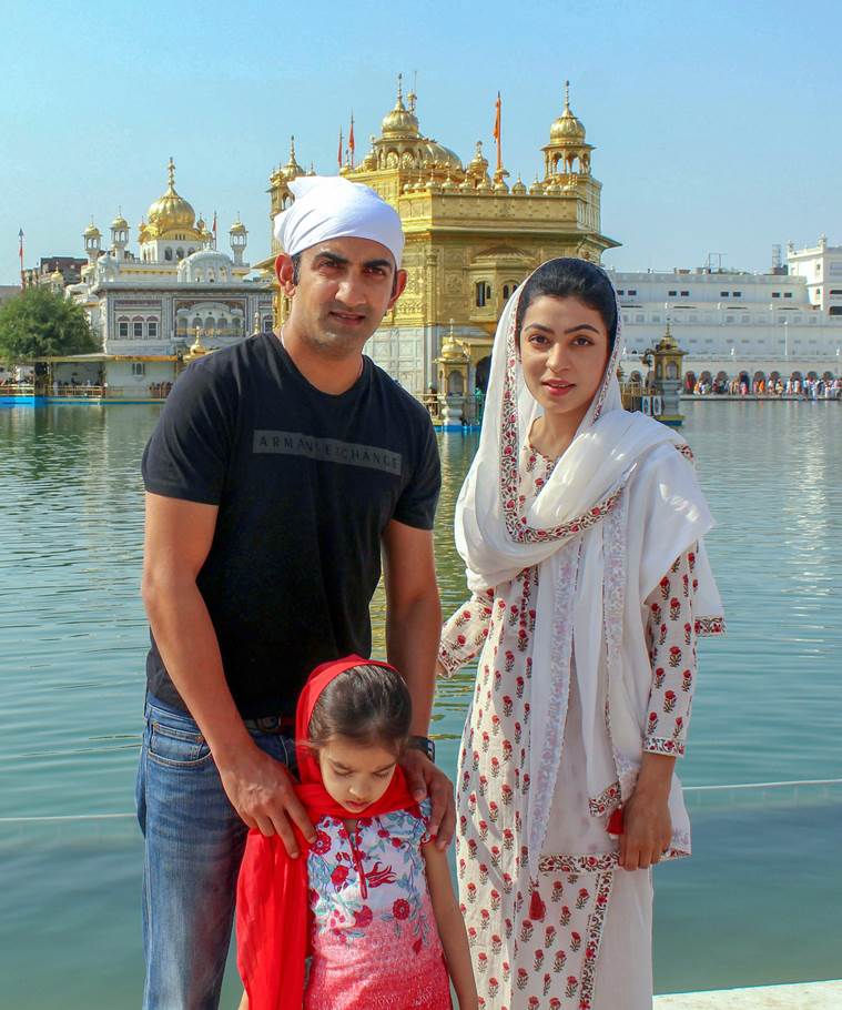 Gautam Gambhir visits Golden Temple