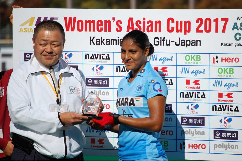 Gurjit Kaur scored eight goals in the 2017 Womens Asia Cup
