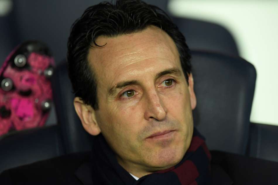 PSG coach Unai Emery PSG coach Unai Emery