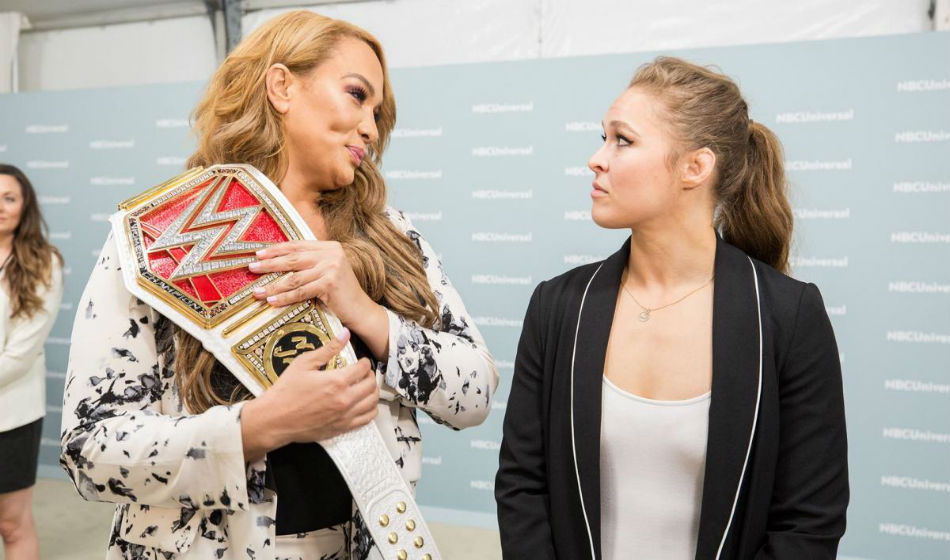 Nia Jax (left) & Ronda Rousey (image courtesy WWE.com) Nia Jax (left) & Ronda Rousey (image courtesy WWE.com)