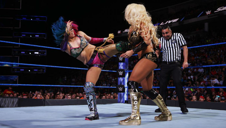 Asuka (left) & Mandy Rose (image courtesy WWE.com) Asuka (left) & Mandy Rose (image courtesy WWE.com)