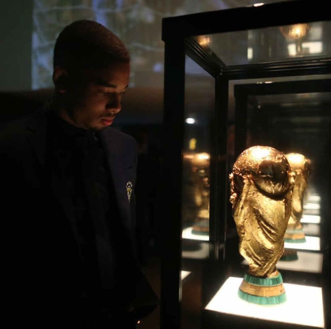 Gabriel Jesus looking at World Cup trophy: A portend to things to come?
