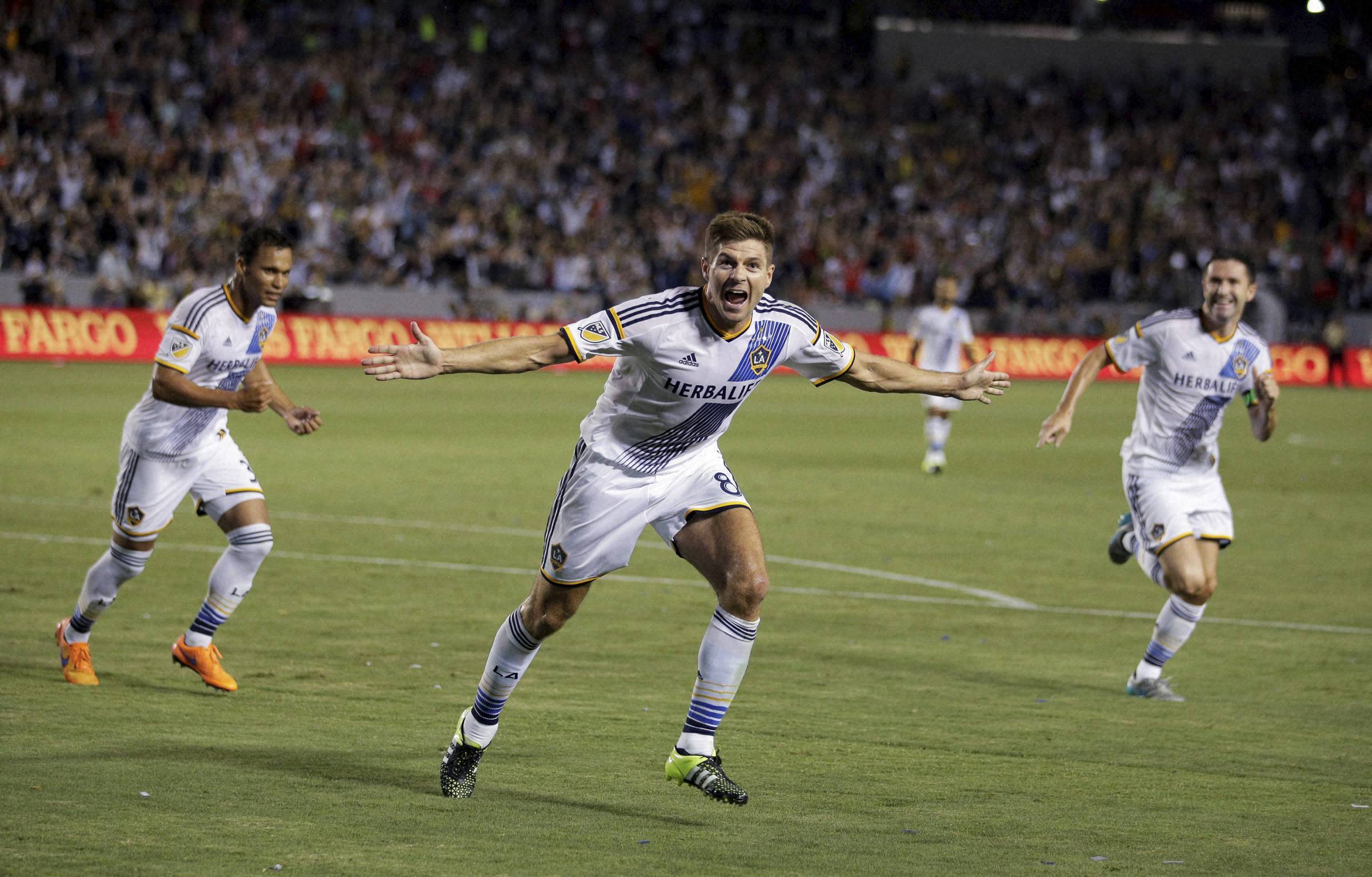 Steven Gerrard (centre): 2010 & 2014