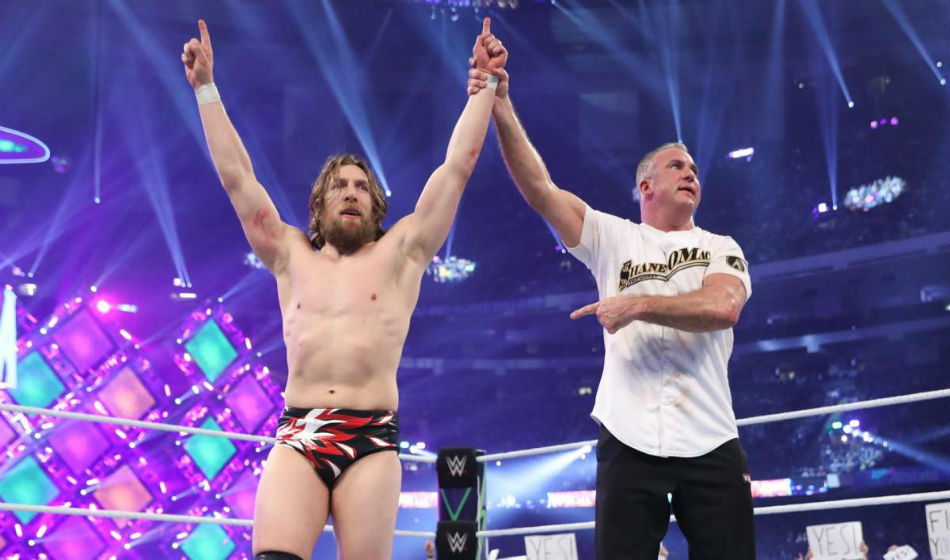 Daniel Bryan (left) (image courtesy WWE.com) Daniel Bryan (left) (image courtesy WWE.com)