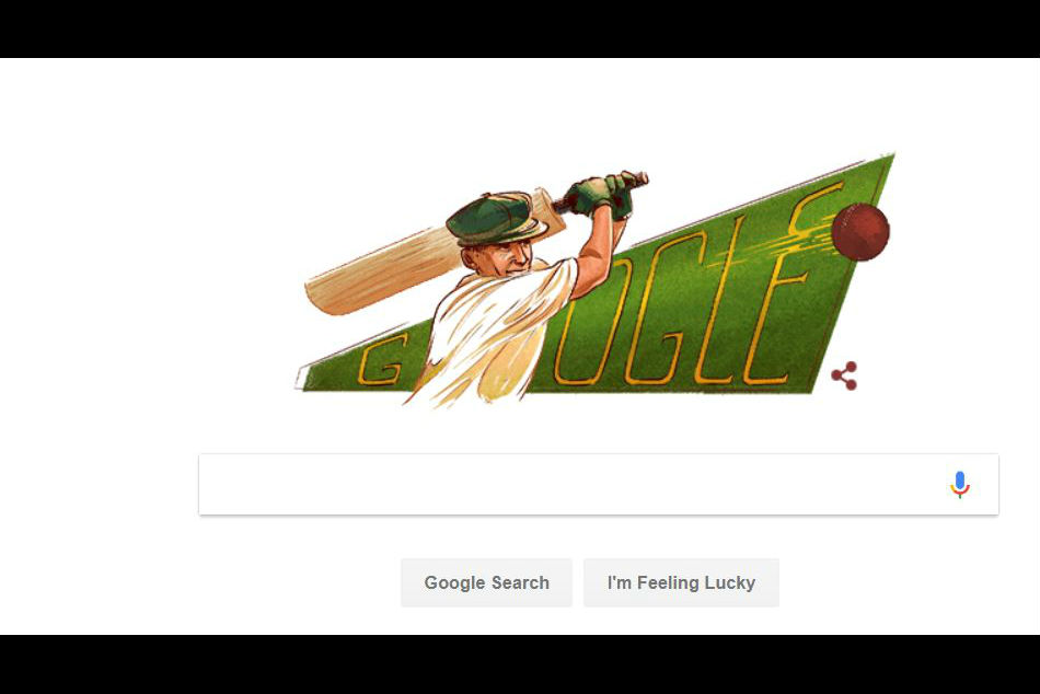 Google dedicates doodle to the Don