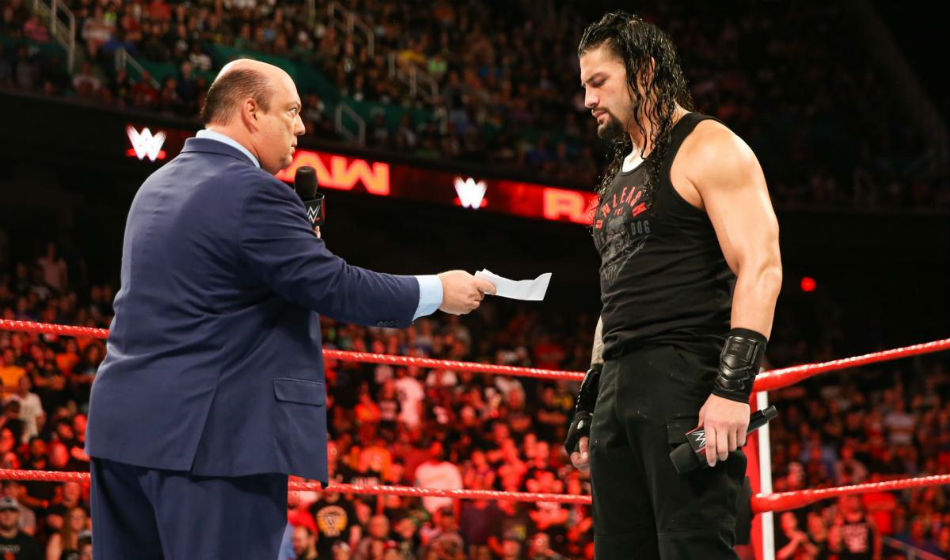 Roman Reigns (right) and Paul Heyman (image courtesy WWE.com) Roman Reigns (right) and Paul Heyman (image courtesy WWE.com)