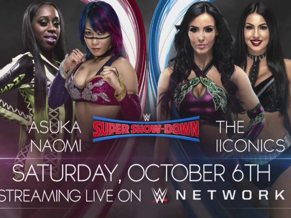 Women's Tag Team match: NaomiI & Asuka vs The IIconics
