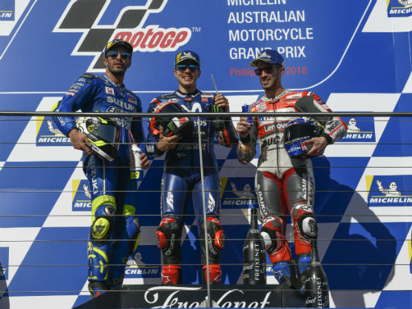 First podium