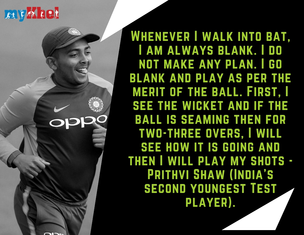 I dont pre-meditate: Prithvi Shaw