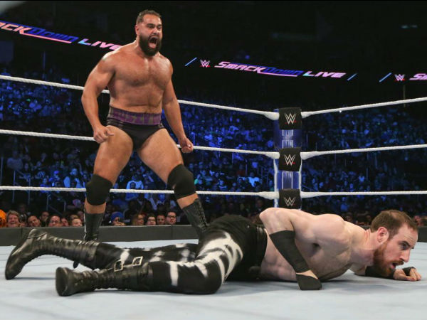 English-Rusev and the rest of the roster