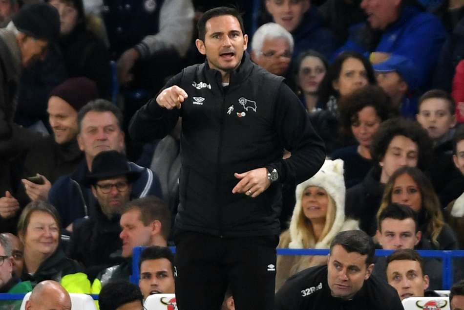 Derby boss Frank Lampard Derby boss Frank Lampard