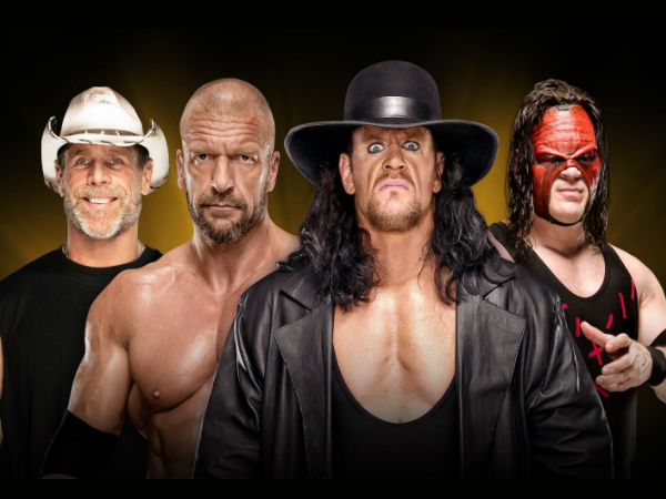 Tag Team Match: Triple H & Shawn Michaels vs. The Undertaker & Kane