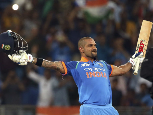 4. Shikhar Dhawan - 114, Dubai