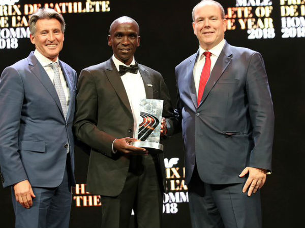 Male athlete: Eliud Kipchoge
