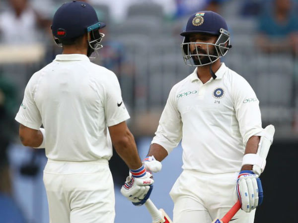 1. Kohli, Rahane fight