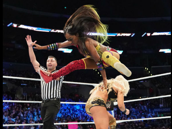 Naomi meets Mandy Rose Naomi meets Mandy Rose