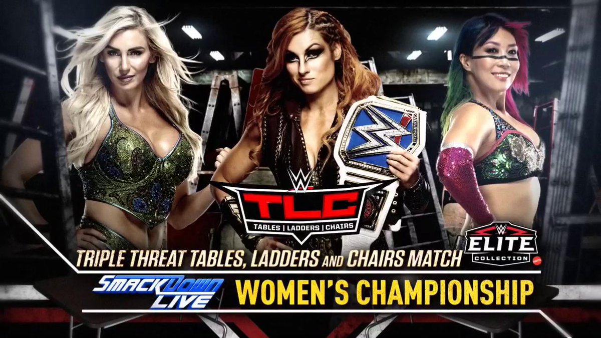 Womens triple threat TLC match poster (image courtesy Twitter) Womens triple threat TLC match poster (image courtesy Twitter)
