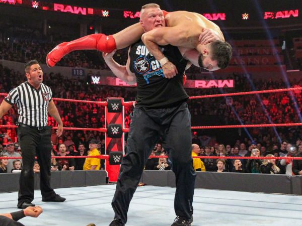 WWE UNIVERSAL CHAMPIONSHIP: Brock Lesnar (with Paul Heyman) (c) vs. Finn Balor