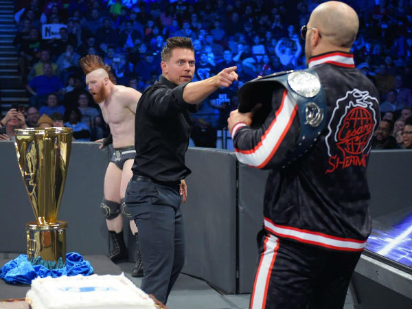 SMACKDOWN TAG TEAM CHAMPIONSHIP: The Bar (c) vs. The Miz and Shane McMahon