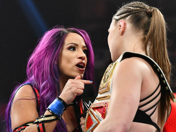 Ronda Rousey & Natalya vs Sasha Banks & Bayley