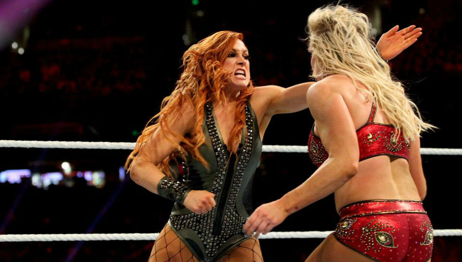 Becky Lynch (left), the 2019 womens Royal Rumble winner (image courtesy WWE.com) Becky Lynch (left), the 2019 womens Royal Rumble winner (image courtesy WWE.com)