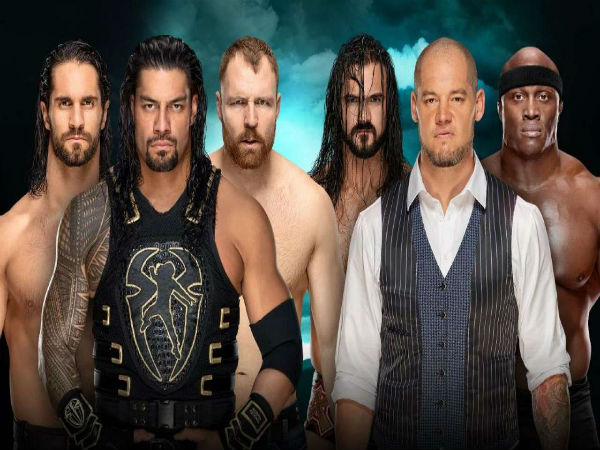 Six-man Tag Team match: The Shield vs. Drew McIntyre, Baron Corbin & Bobby Lashley 