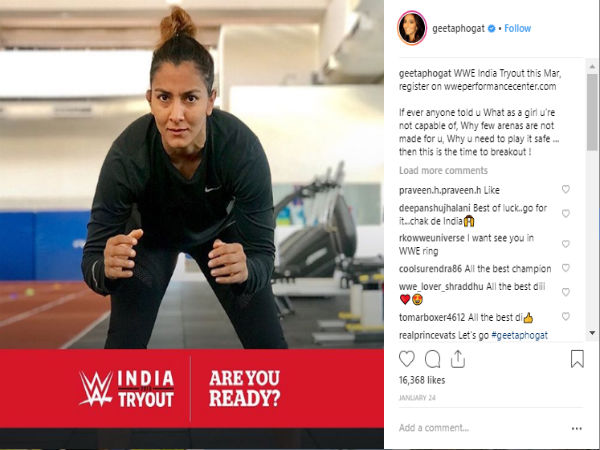 Geeta Phogat: If Ever anyone told you what a girl you are not capable of…This is the time to break out!