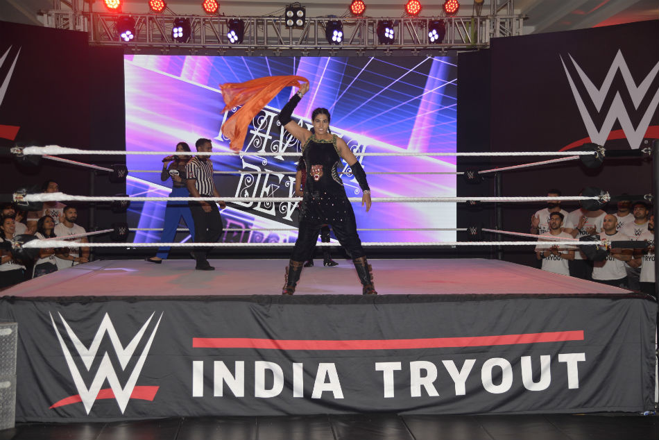 Kavita Devi showcases her skill