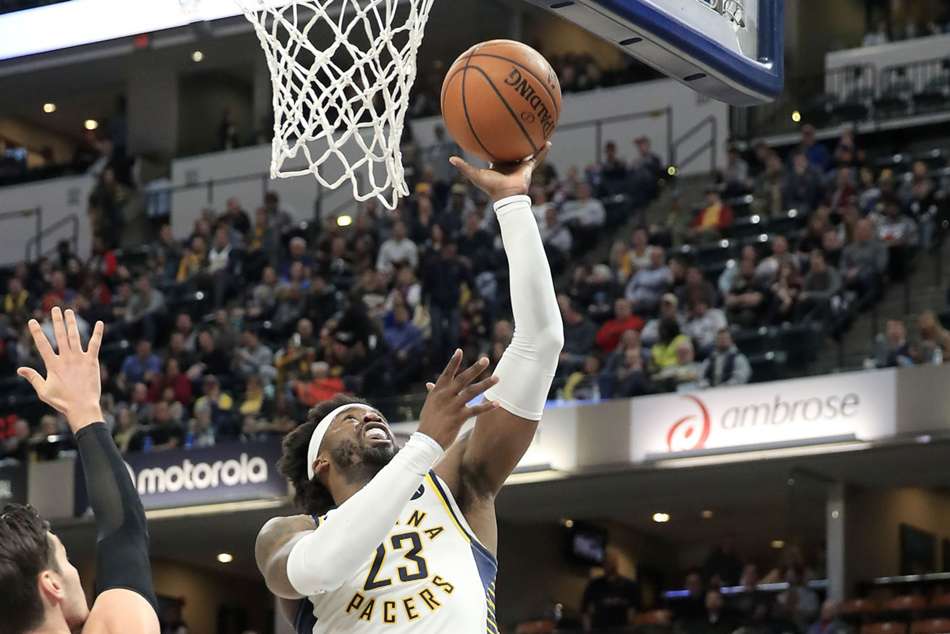 Wesley Matthews capitalised on a put-back off a Bojan Bogdanovic miss to give the Pacers a 108-106 win over the Thunder Wesley Matthews capitalised on a put-back off a Bojan Bogdanovic miss to give the Pacers a 108-106 win over the Thunder
