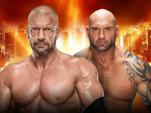 Triple H vs. Batista (No Holds Barred Match)