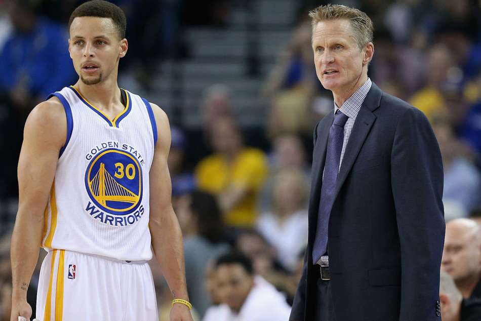 Stephen Curry and Steve Kerr Stephen Curry and Steve Kerr