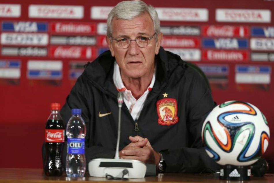 China head coach Marcello Lippi China head coach Marcello Lippi