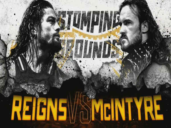 CLASH OF THE TITANS: Roman Reigns vs. Drew McIntyre