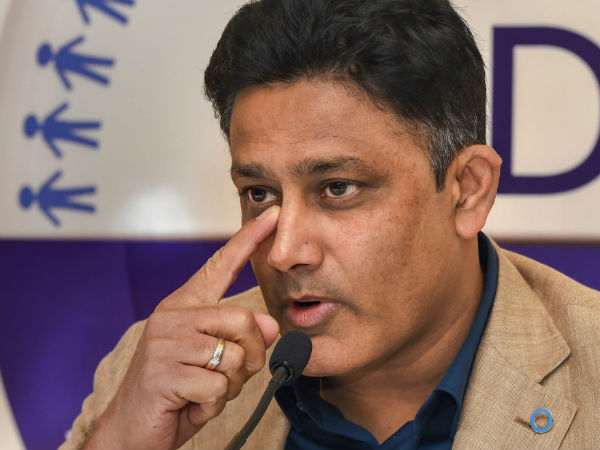 13. Anil Kumble (2016-2017)
