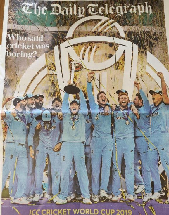 The Daily Telegraph front page