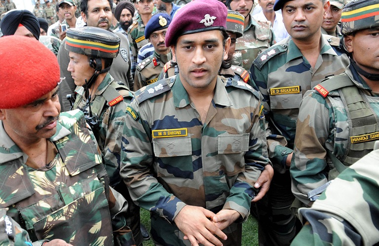 MS Dhoni joins Parachute Regiment