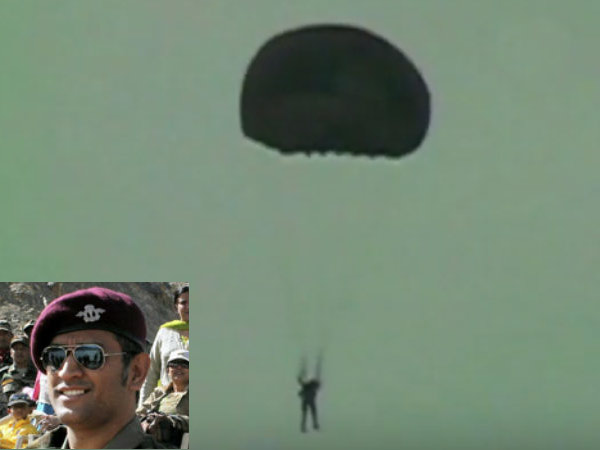 Dhoni is a qualified Paratrooper