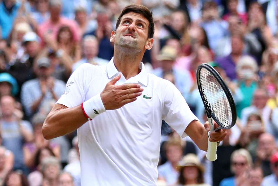 Novak Djokovic prevailed 7-6 (7-5) 1-6 7-6 (7-4) 4-6 13-12 (7-3) after almost five hours Novak Djokovic prevailed 7-6 (7-5) 1-6 7-6 (7-4) 4-6 13-12 (7-3) after almost five hours
